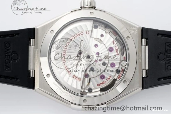 0104 Constellation Black Ceramic SS SBF 1:1 Best Edition Black Dial on Black Gummy Strap A8900 Super Clone TimelessDesign 7798